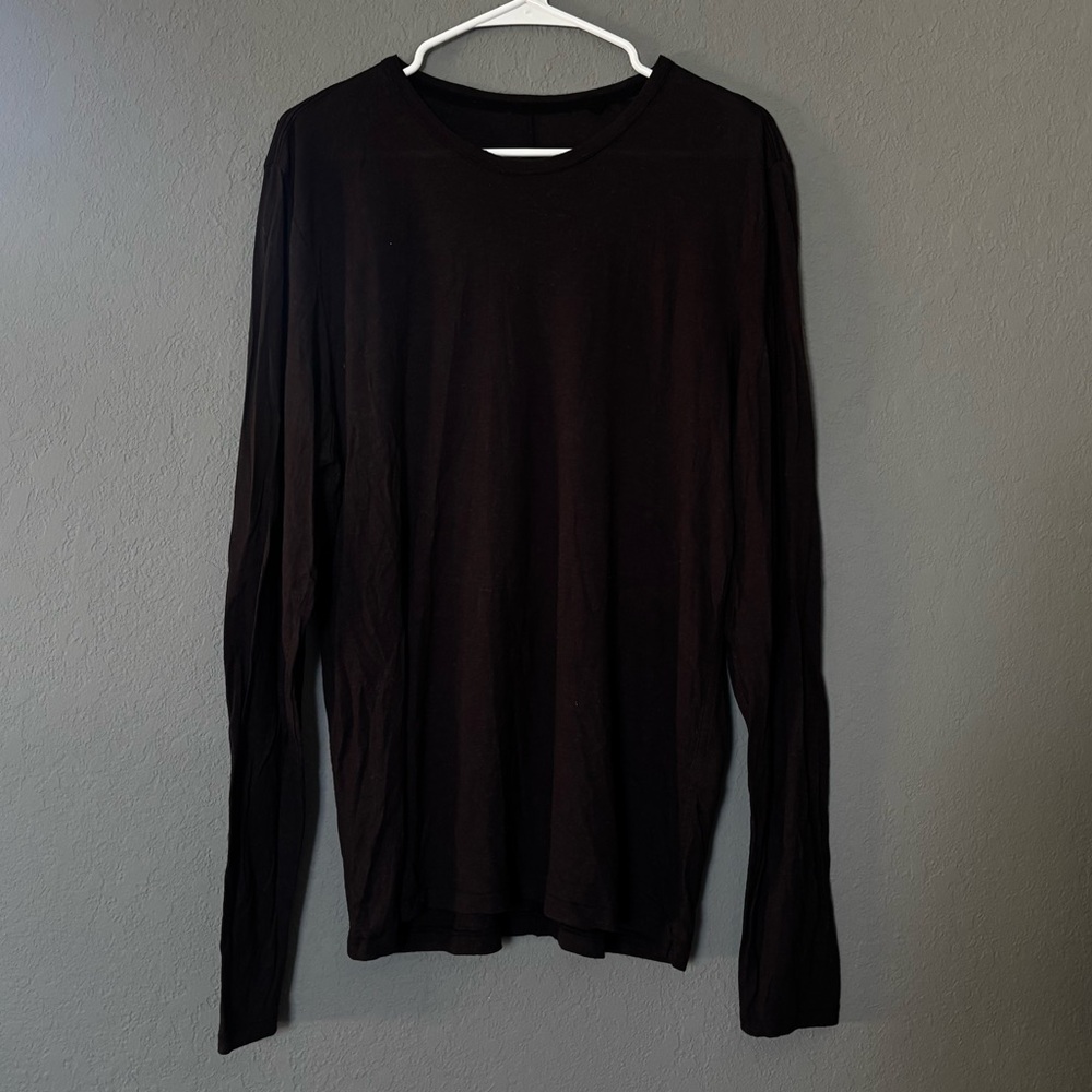 rag & bone Men's Dark Long Sleeve Tee